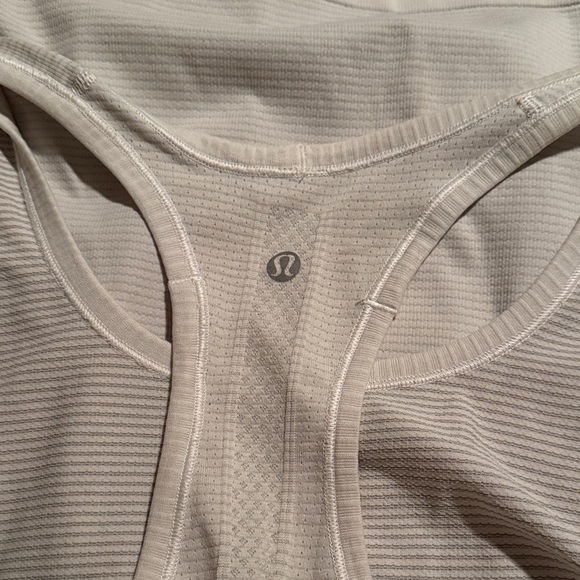 Cream and purple tank top lululemon Racerback Tank Top - Picture 2 of 6